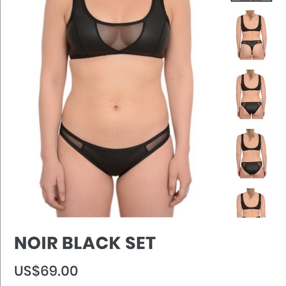 Hoaka Nior Black bathingsuit set Small - Picture 8 of 8